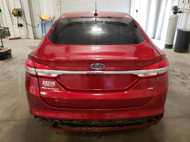  FORD FUSION 2017 Czerwony