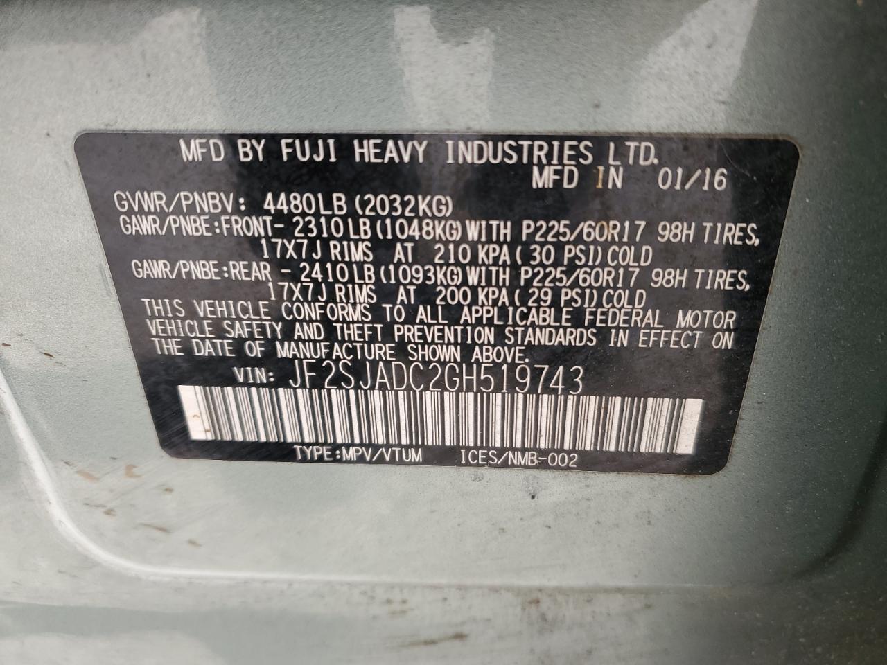 2016 Subaru Forester - Image 14