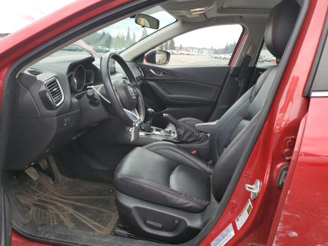  MAZDA 3 2015 Czerwony