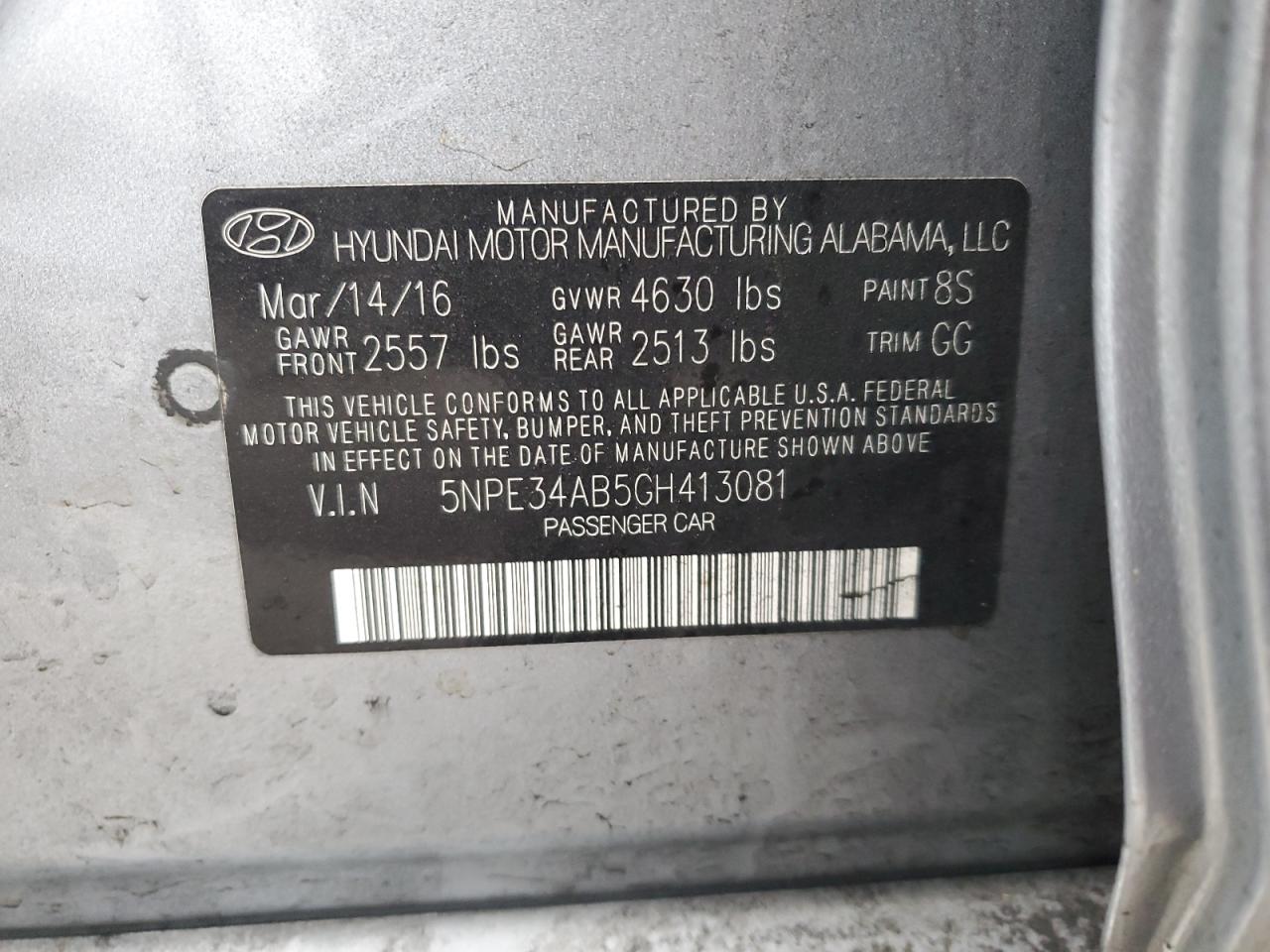 2016 Hyundai Sonata - Image 12
