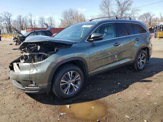  TOYOTA HIGHLANDER 2016 Gray