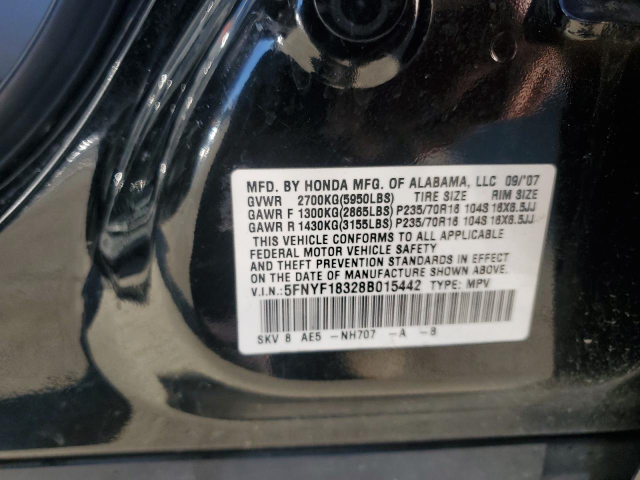 2008 Honda Pilot - Image 13