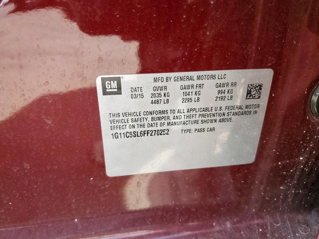 2015 Chevrolet Malibu - Image 12