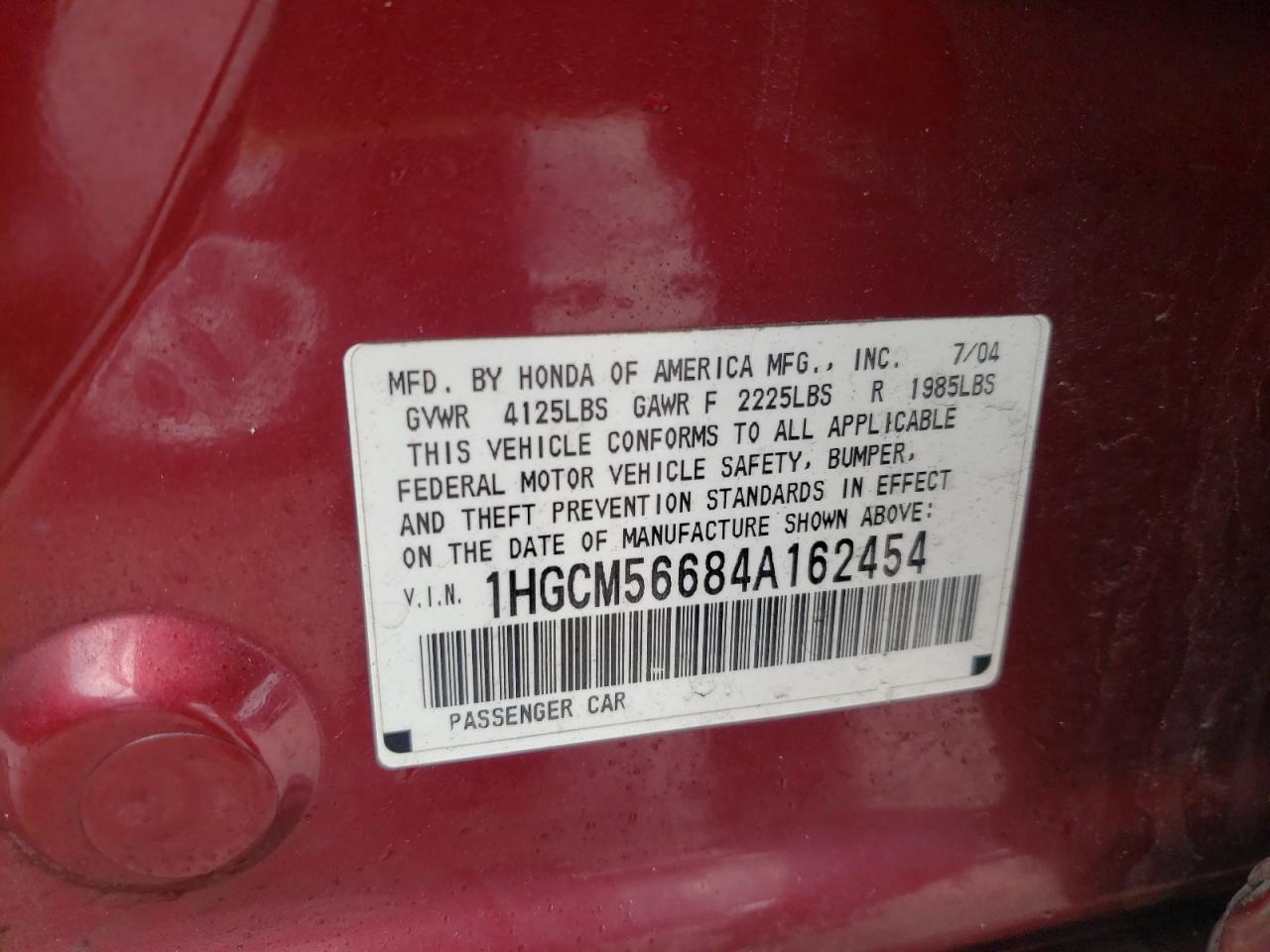 2004 Honda Accord - Image 12