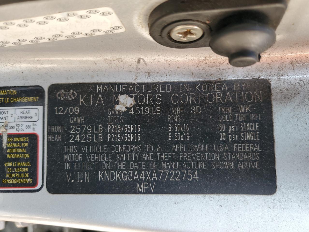 2010 Kia Sportage - Image 14