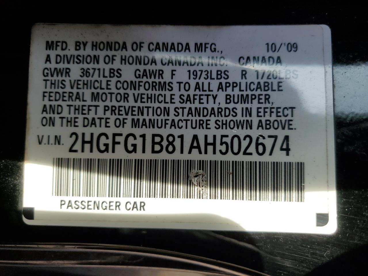 2010 Honda Civic - Image 12