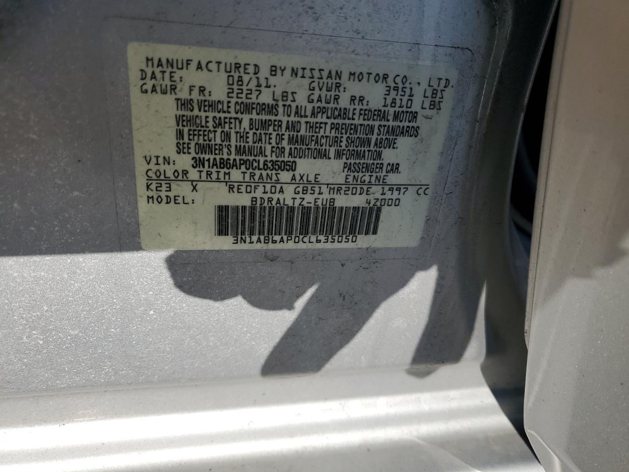2012 Nissan Sentra - Image 14