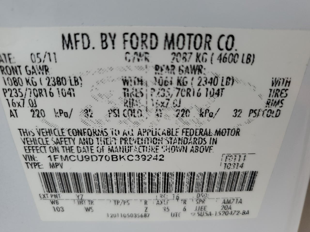 2011 Ford Escape - Image 15
