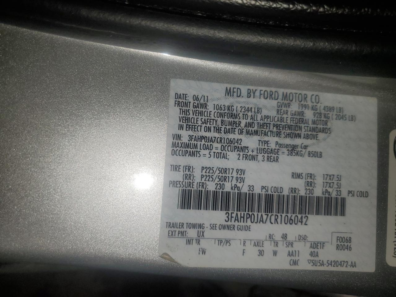 2012 Ford Fusion - Image 14