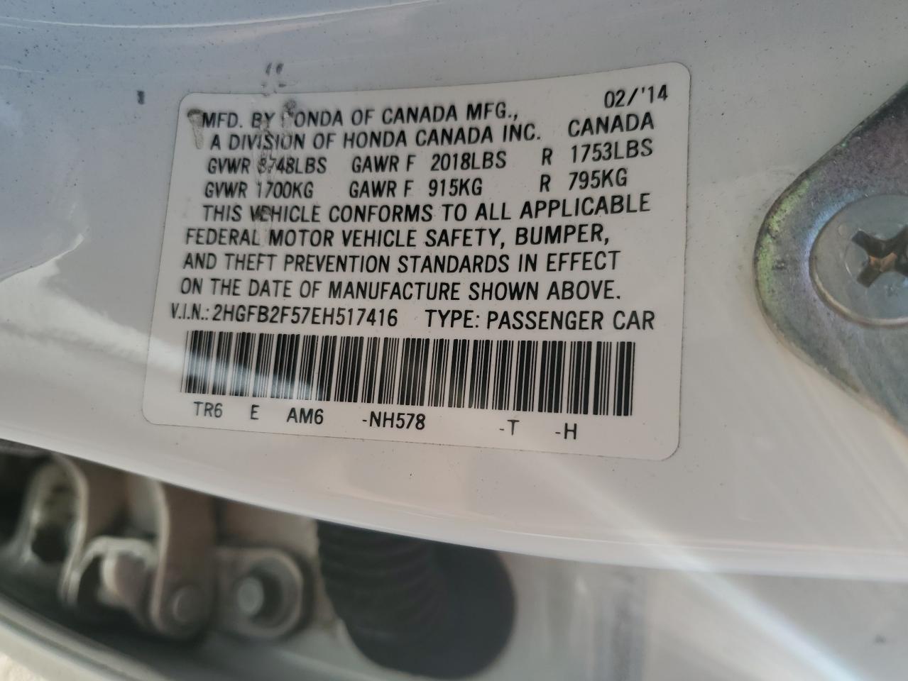 2014 Honda Civic - Image 12