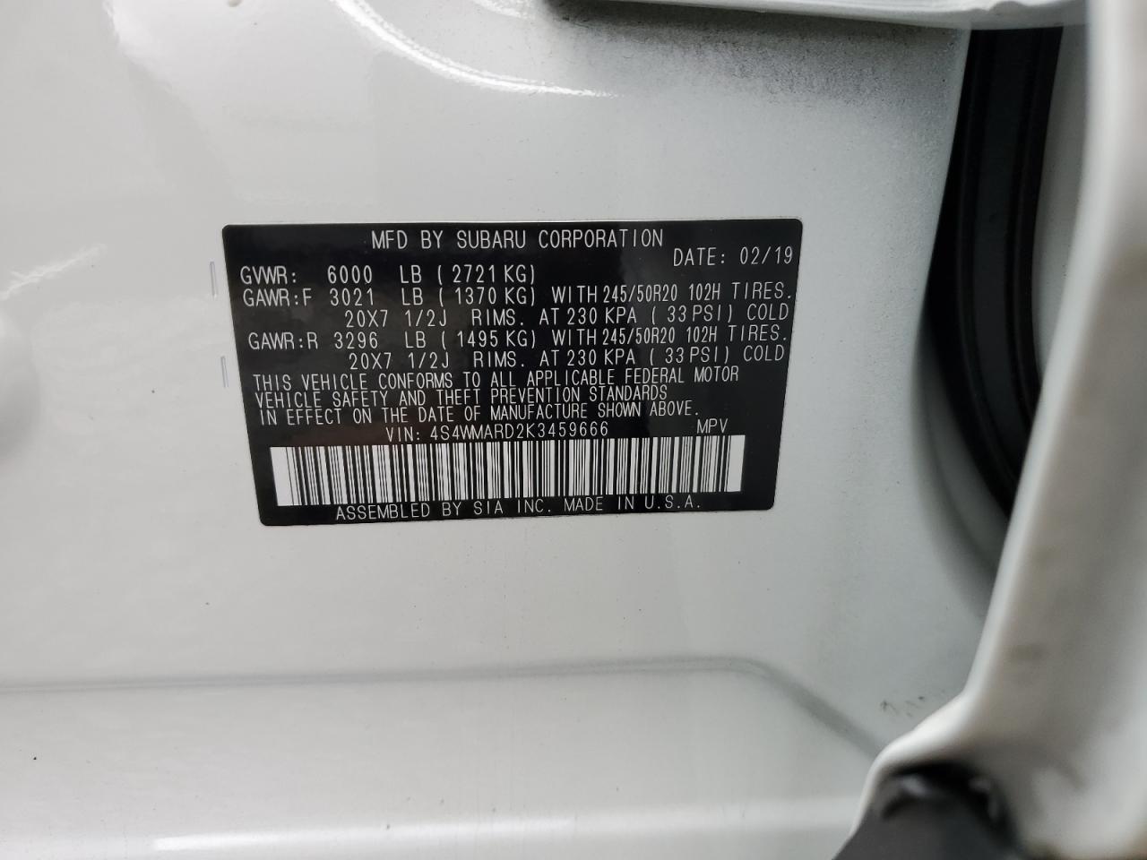 2019 Subaru Ascent - Image 13