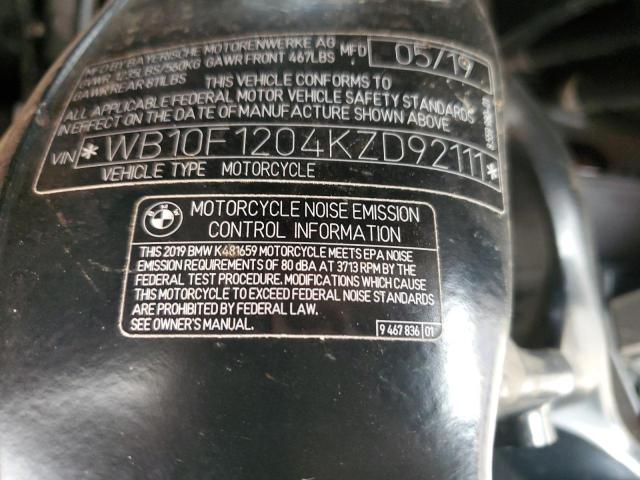 2019 BMW K1600 GTL