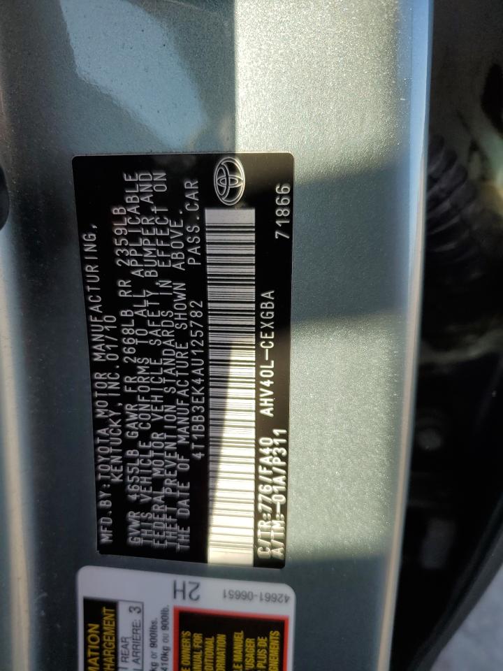 2010 Toyota Camry Hybrid at CA - San Martin, Copart lot 2010 Toyota Camry Hybrid at CA - San Martin, Copart lot