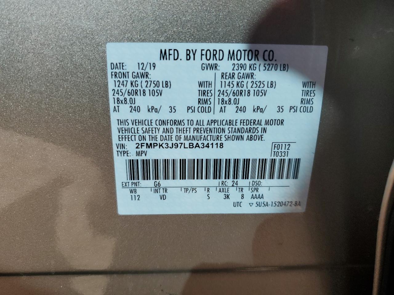 2020 Ford Edge - Image 13