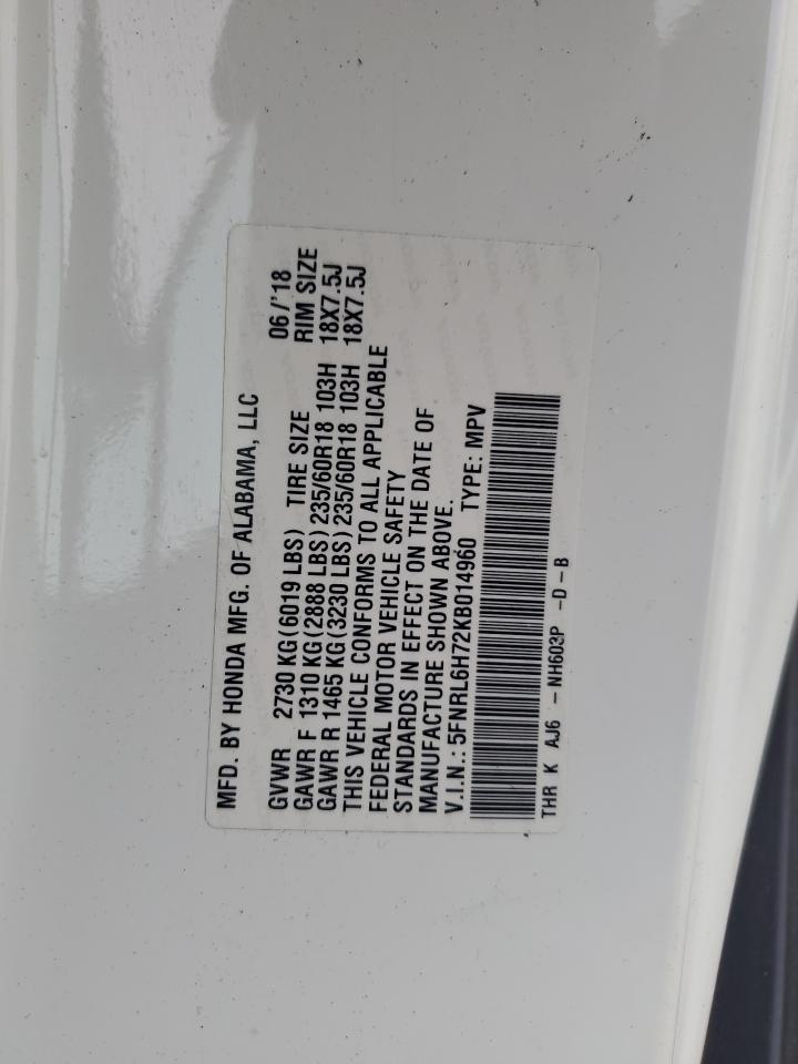 2019 Honda Odyssey - Image 13