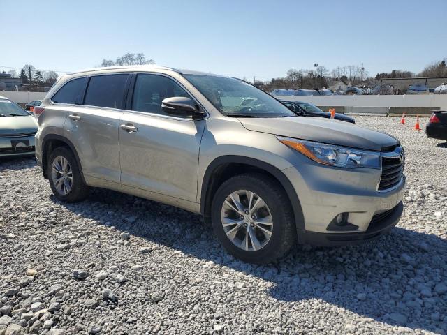  TOYOTA HIGHLANDER 2015 tan