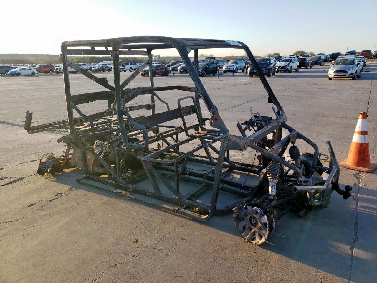 2015 Polaris Ranger Crew 900 Eps იყიდება Grand Prairie-ში, TX - Burn
