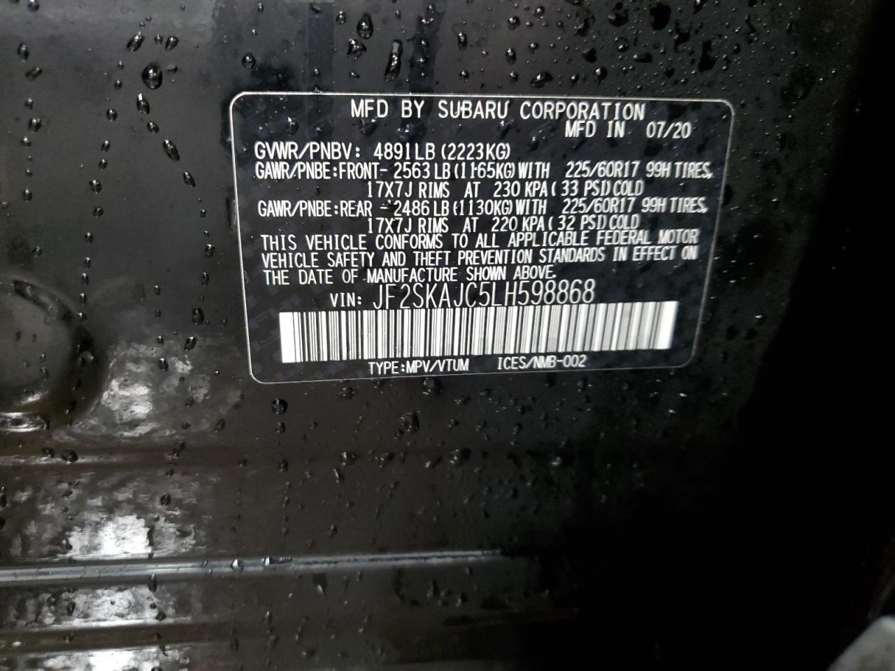 2020 Subaru Forester - Image 13