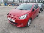 2013 MITSUBISHI MIRAGE 3 for sale at Copart WOLVERHAMPTON