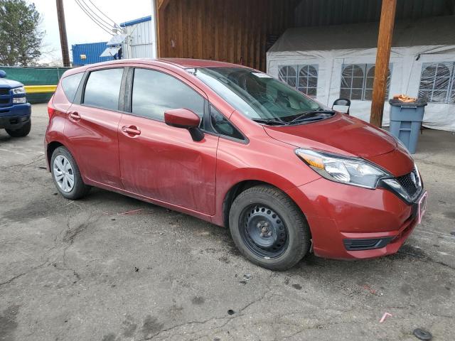  NISSAN VERSA 2017 Czerwony