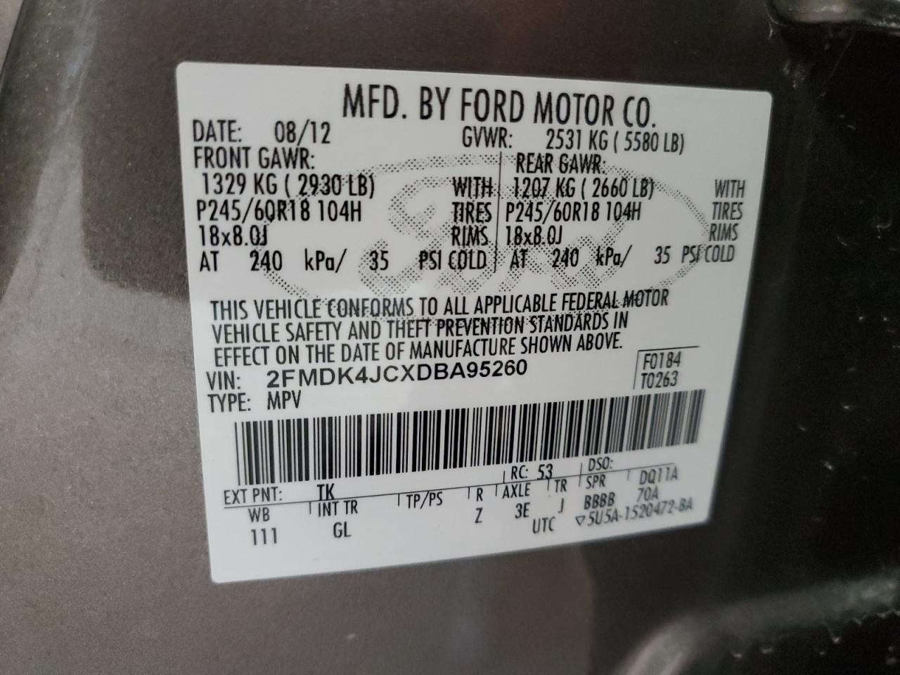 2013 Ford Edge - Image 13