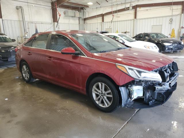  HYUNDAI SONATA 2016 Красный