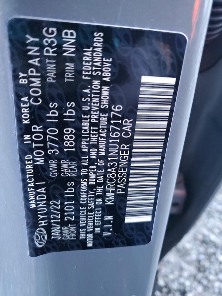 kmhrc8a31nu167176 KMHRC8A31NU167176 2022 Hyundai Venue Sel