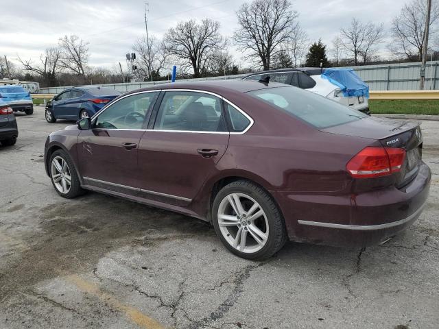 Sedans VOLKSWAGEN PASSAT 2014 Burgundy