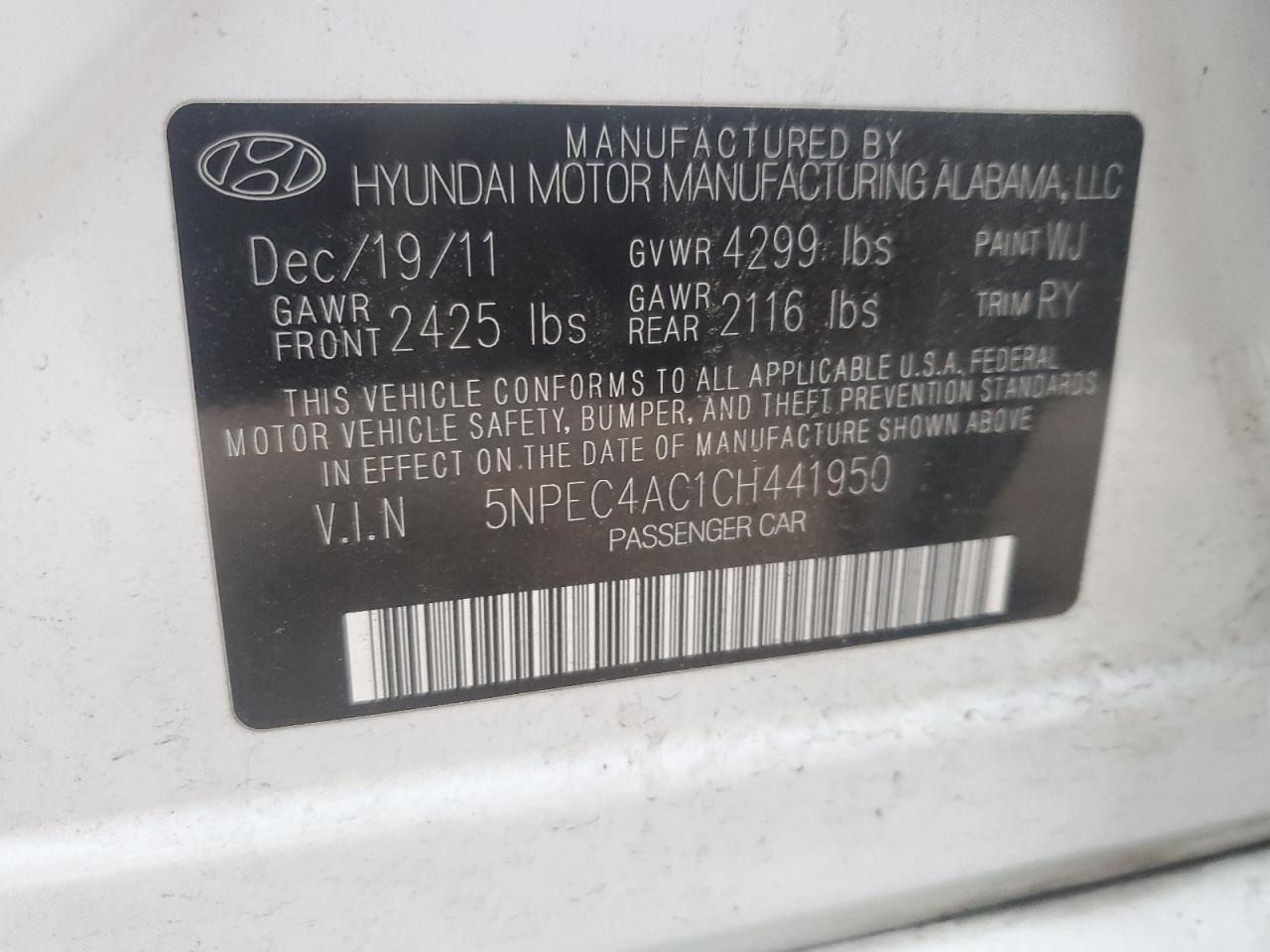 2012 Hyundai Sonata - Image 14
