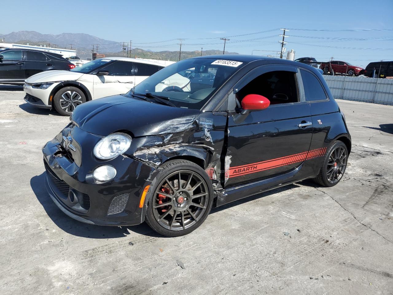 2013 Fiat 500 Abarth de vânzare în Sun Valley, CA - Front End