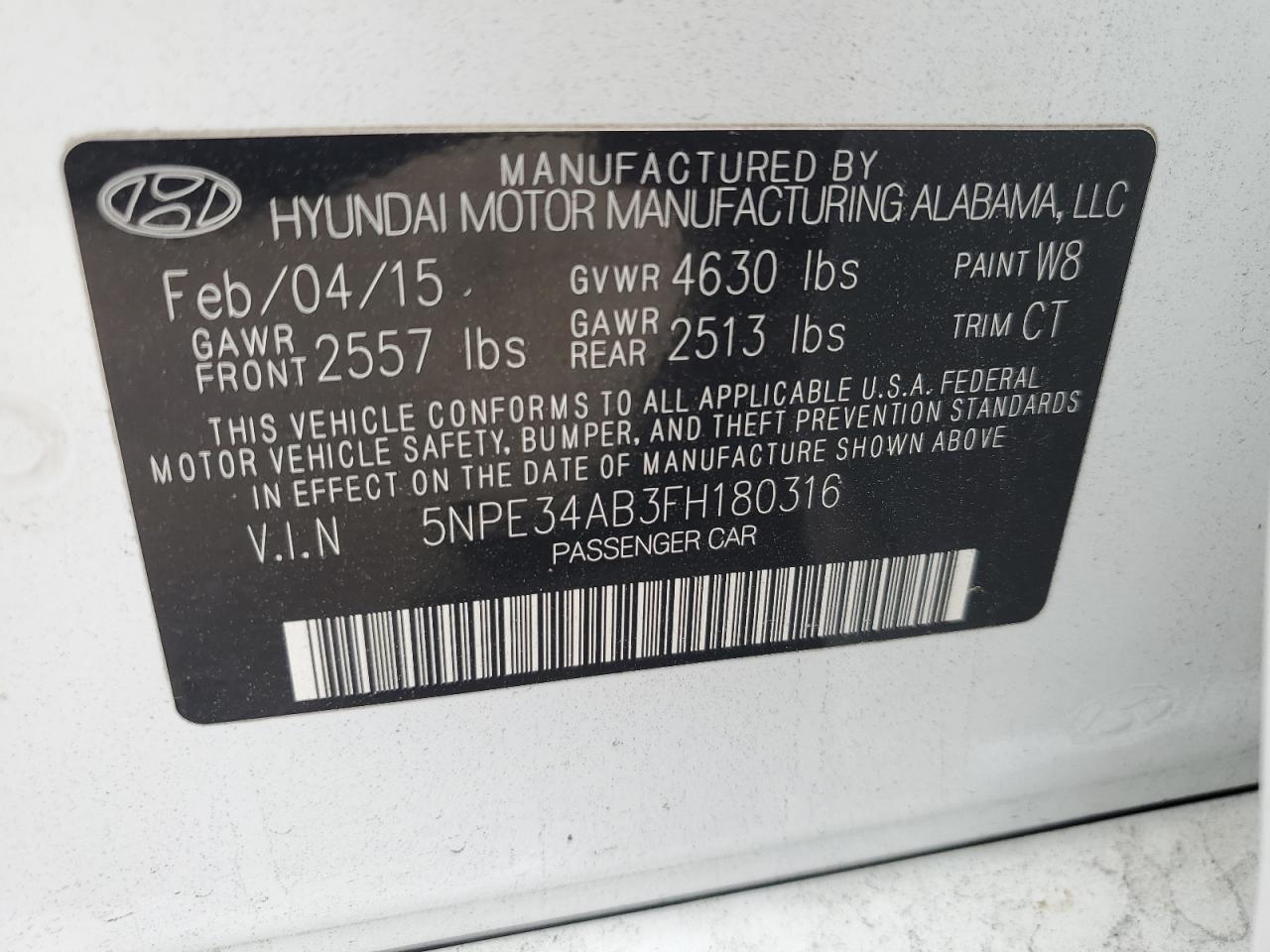 2015 Hyundai Sonata - Image 13