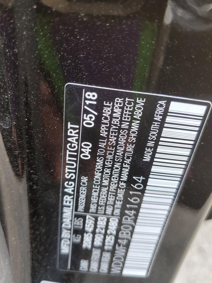 2018 Mercedes-Benz C 300 VIN: WDDWF4JB0JR416164 Lot: 49532195