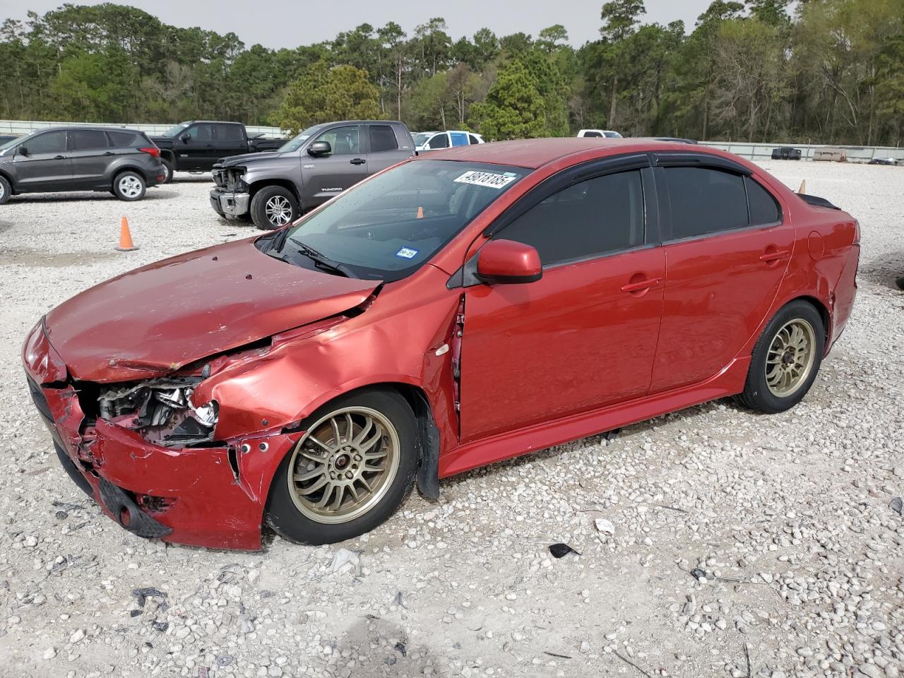2011 Mitsubishi Lancer Es/Es Sport продається в Houston, TX - Front End