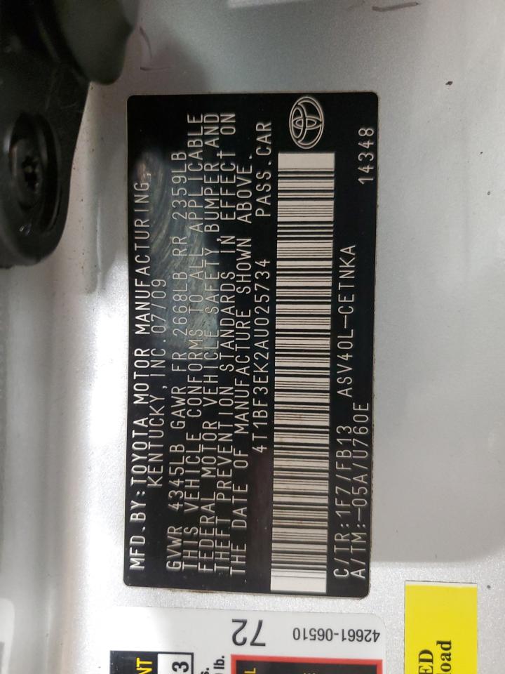 2010 Toyota Camry - Image 12