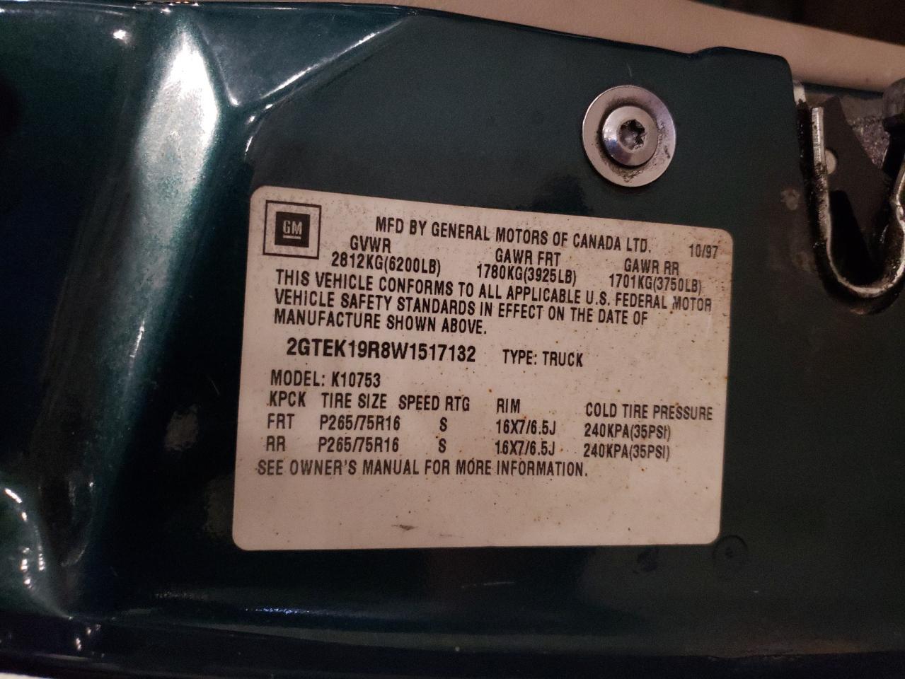 1998 GMC Sierra - Image 12