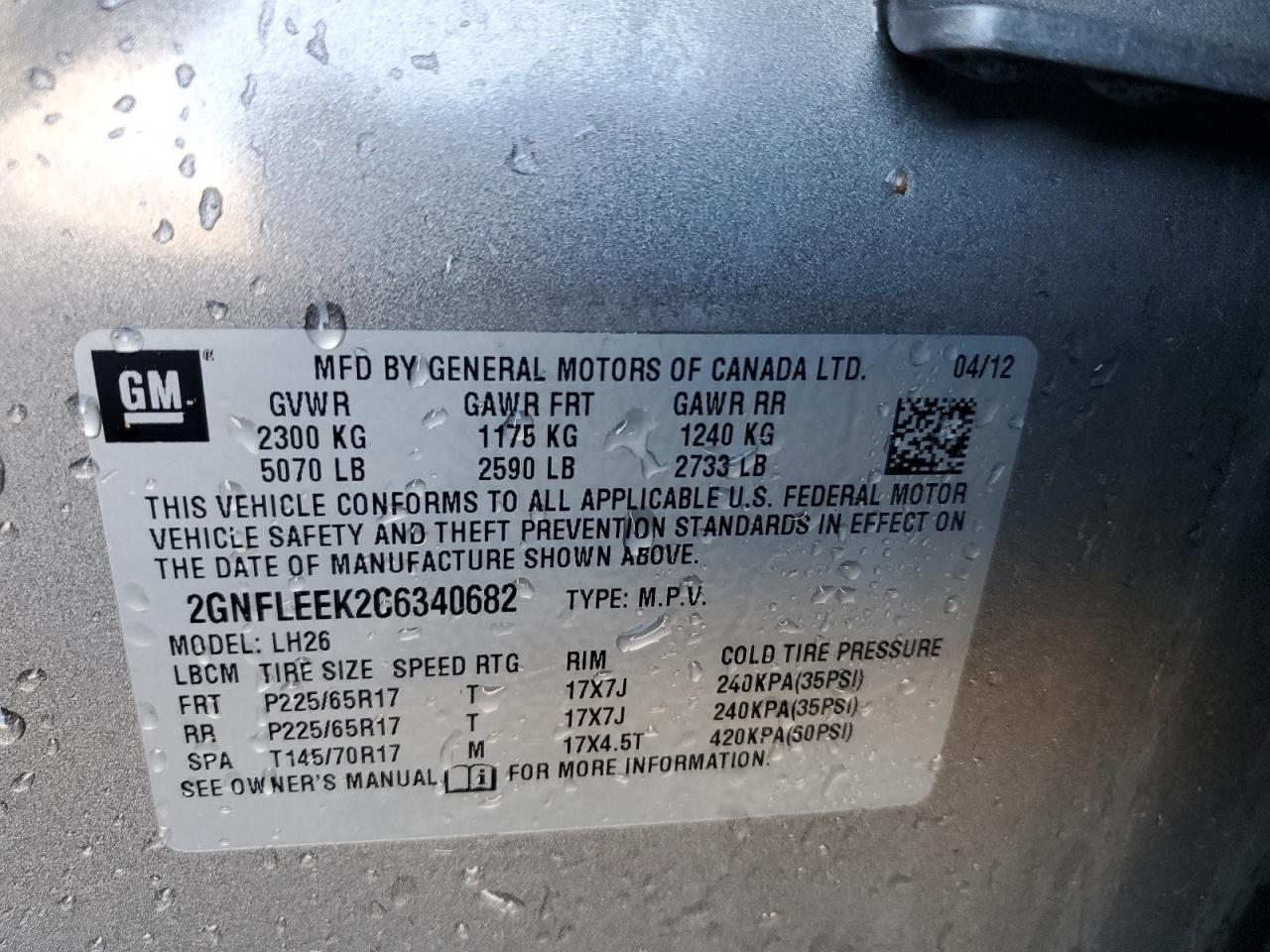 2012 Chevrolet Equinox - Image 14