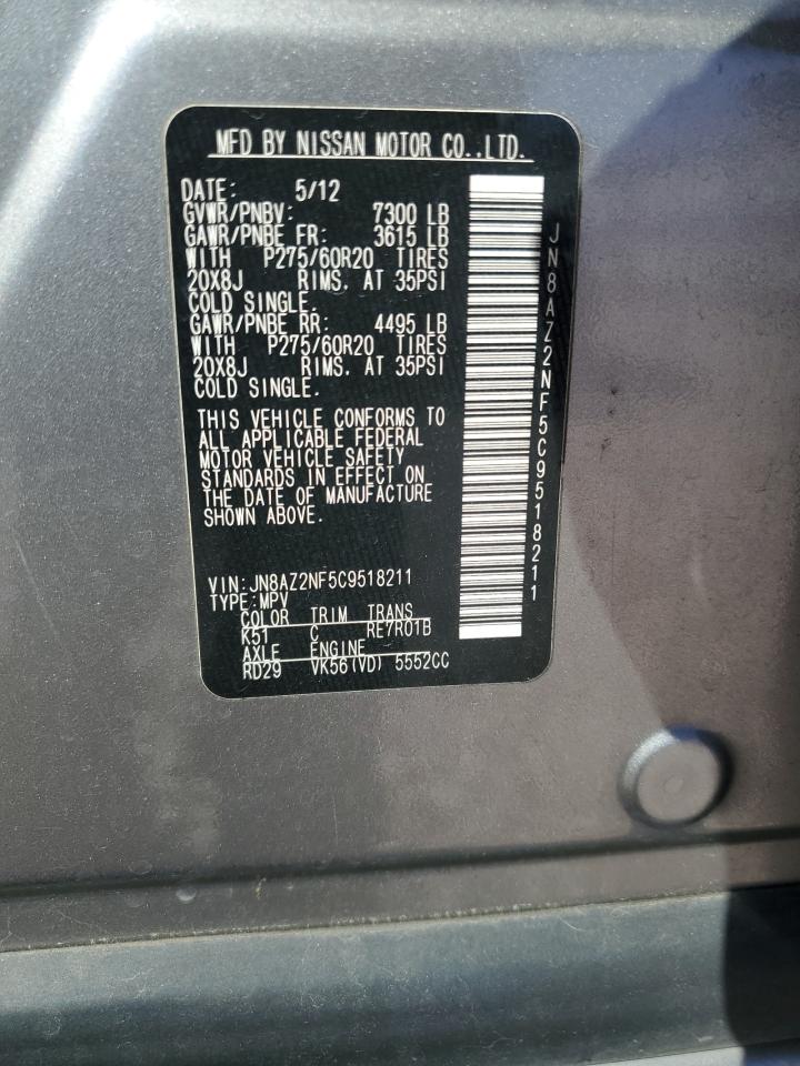 2012 Infiniti QX56 - Image 15