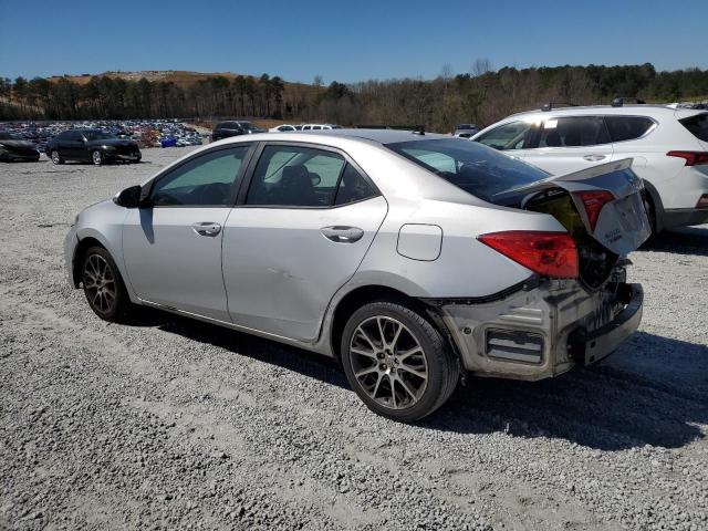  TOYOTA COROLLA 2017 Srebrny
