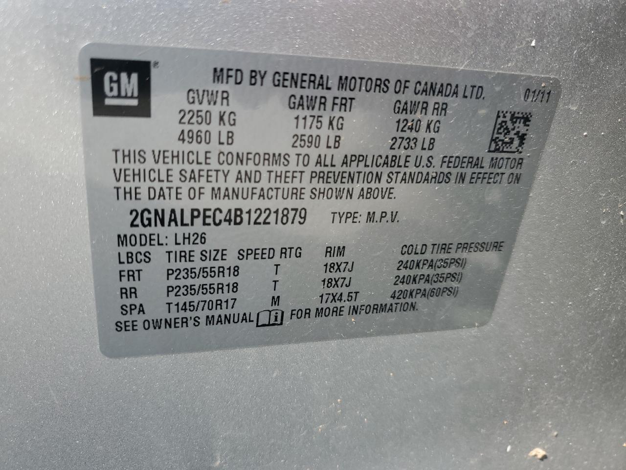 2011 Chevrolet Equinox - Image 15
