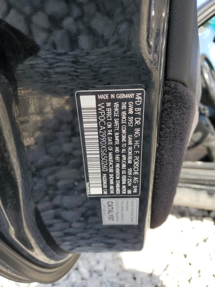 1999 Porsche 911 Carrera VIN: WP0CA2990XS650260 Lot: 48465055