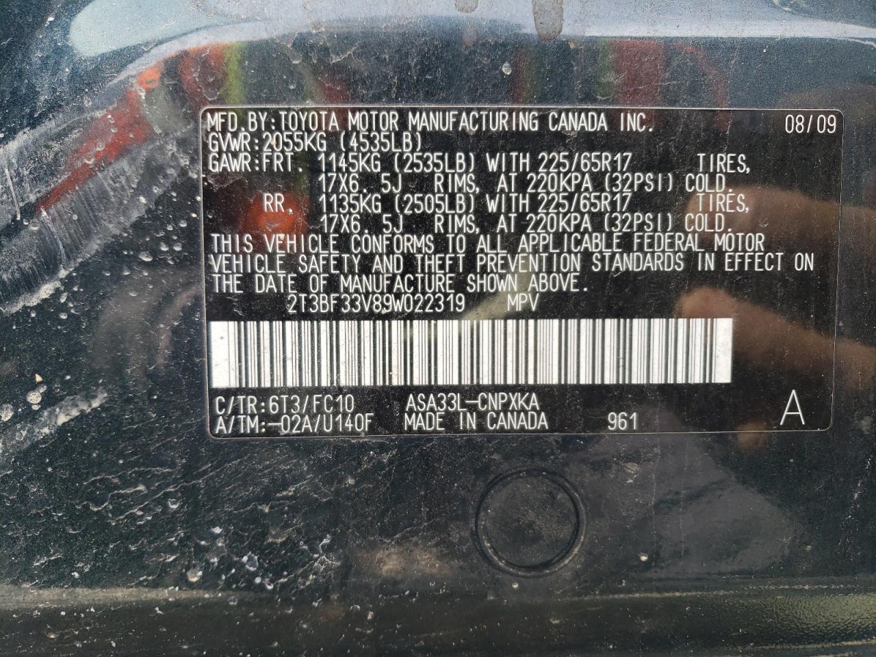 2009 Toyota RAV 4 - Image 13