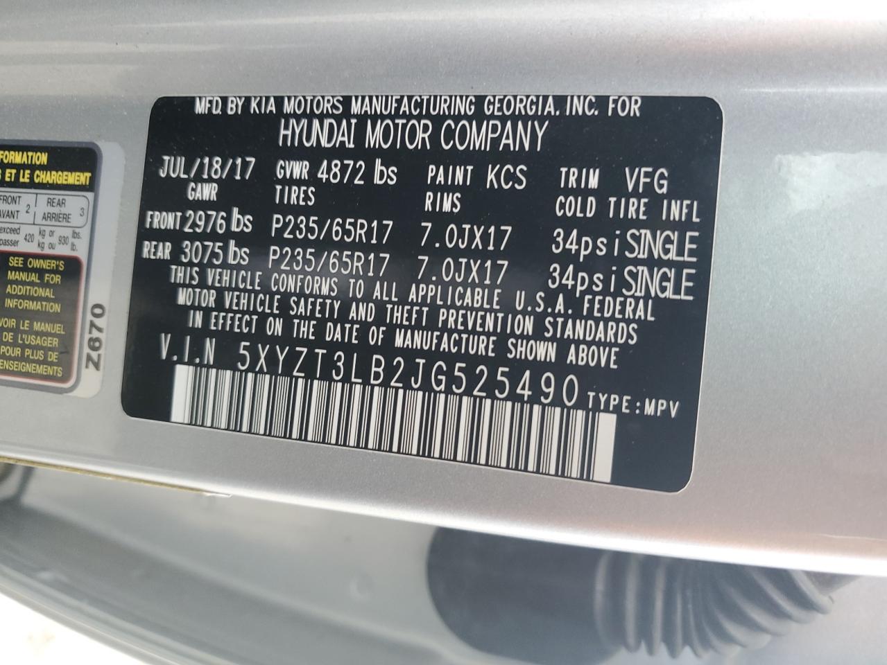 2018 Hyundai Santa Fe - Image 12