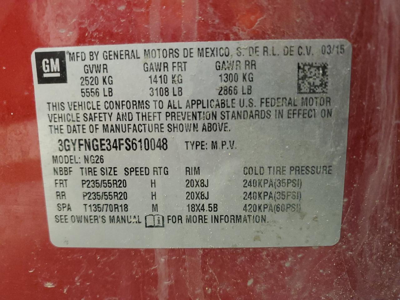 2015 Cadillac SRX - Image 13