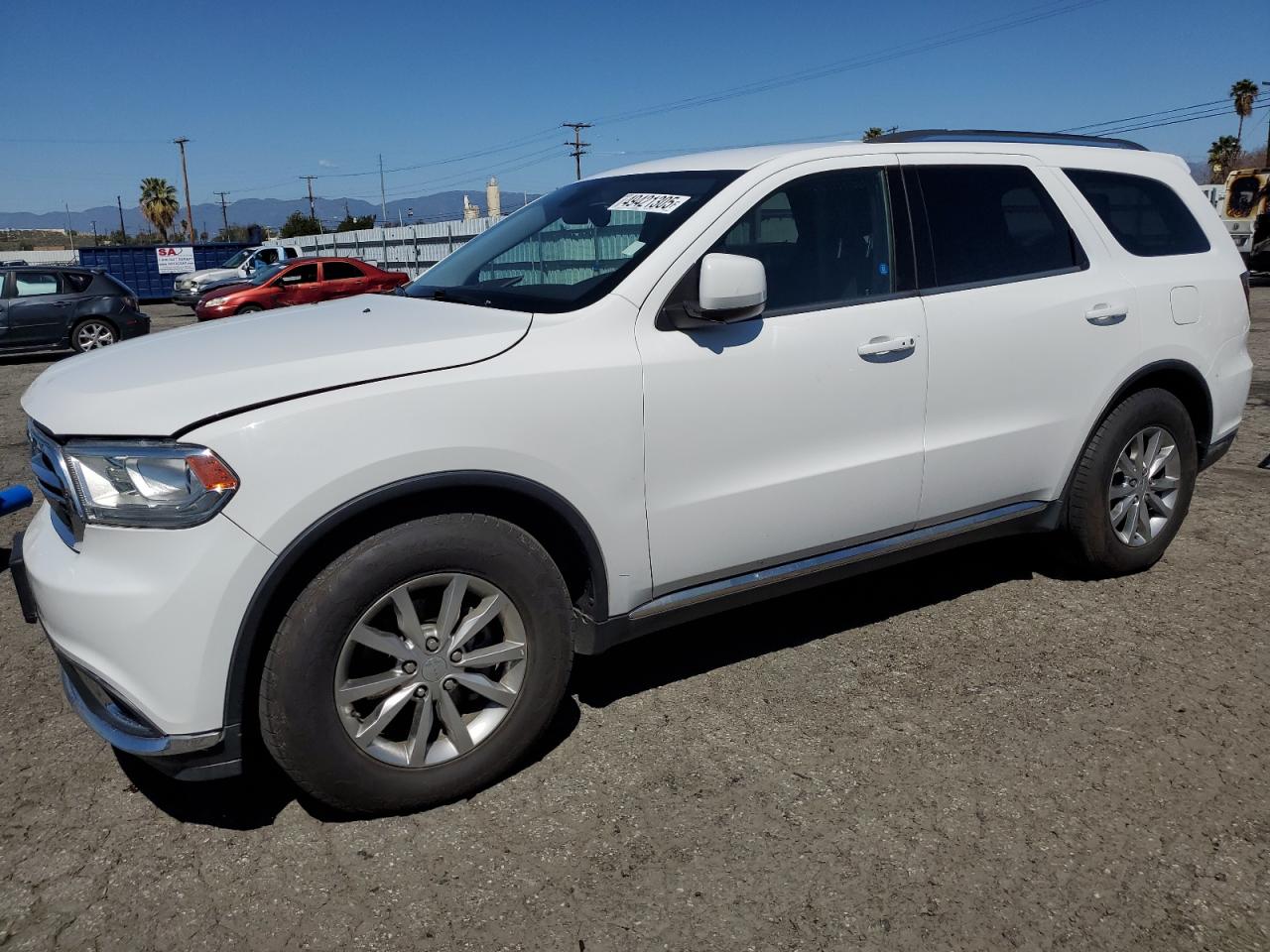 2018 Dodge Durango Sxt продається в Colton, CA - Front End