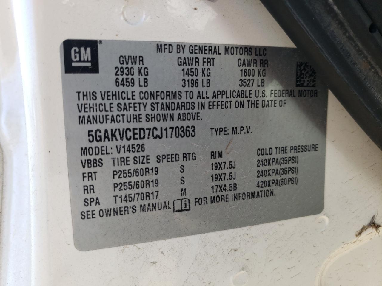 2012 Buick Enclave - Image 13