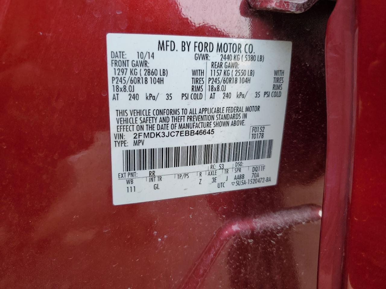 2014 Ford Edge - Image 15