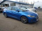 2018 Hyundai Elantra Sel en Venta en East Granby, CT - Rear End