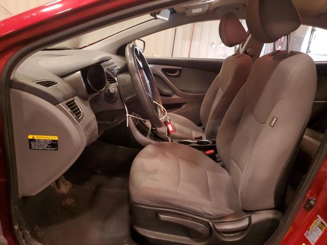 HYUNDAI ELANTRA 2016 Burgundy