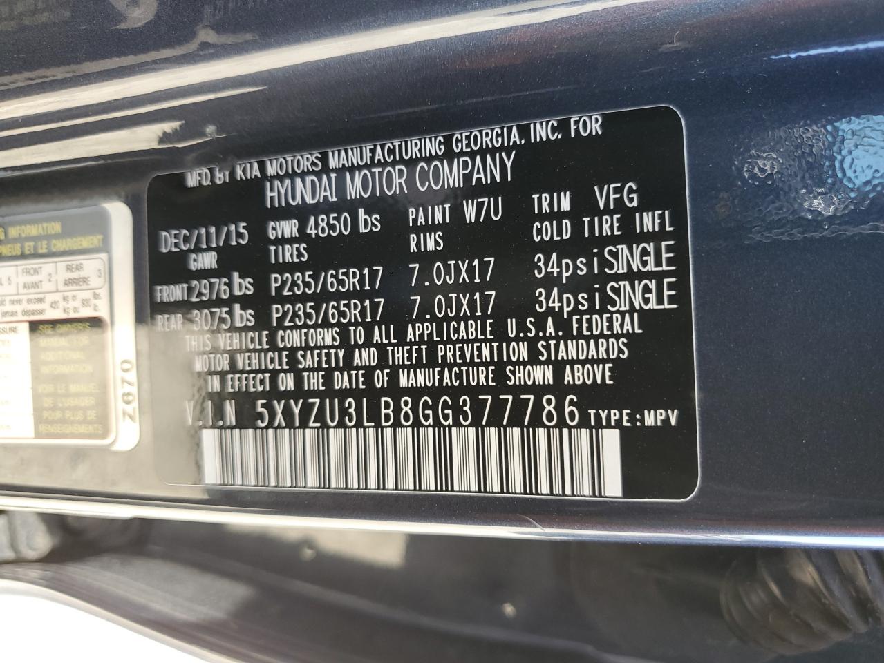 2016 Hyundai Santa Fe - Image 15