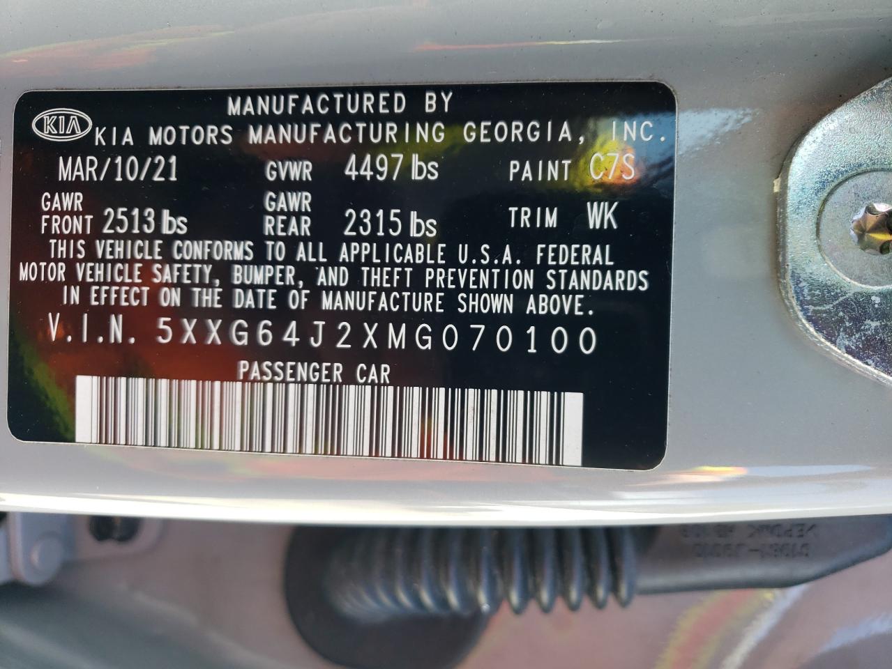 2021 Kia K5 - Image 14